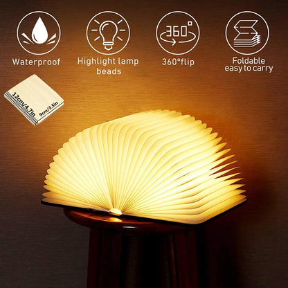 Foldable Book Led Lamp