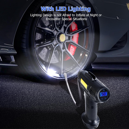 Tyre Inflator Pump Car Air Compressor Auto Shut-Off Portable 12V