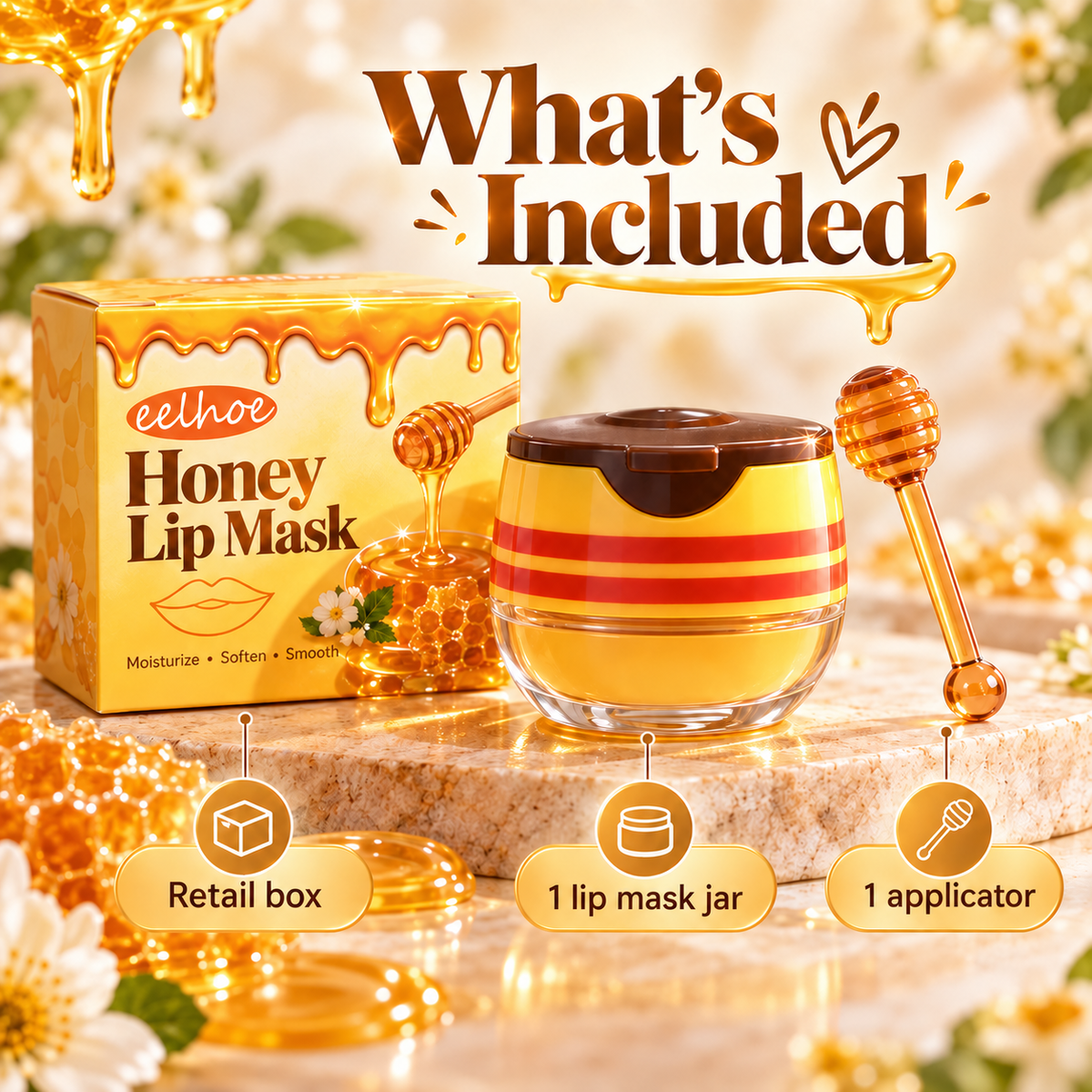 Honey Lip Mask – Moisturizing Care for Soft, Smooth Lips | 5.5g