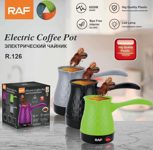 Raf Electric Coffee Pot Maker Kettle R126 Turkish Coffee Machine