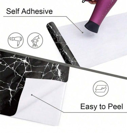 Luxury Marble Self-Adhesive PVC Wallpaper Roll 5 Meter