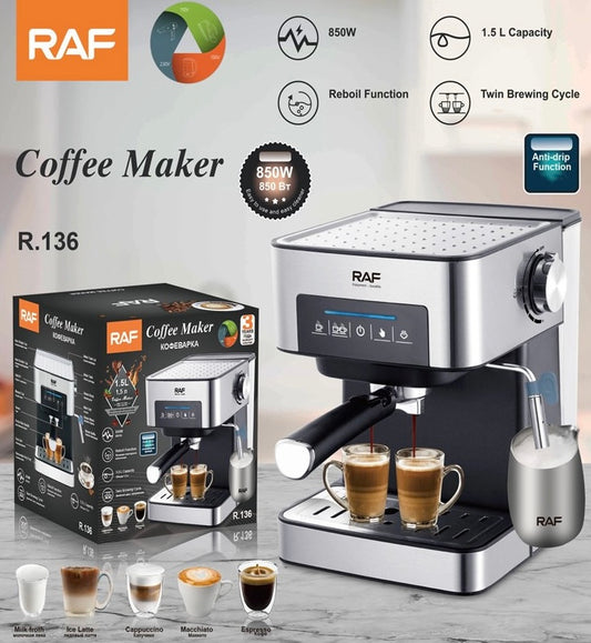 Raf Coffee Maker Machine 1.6L R136