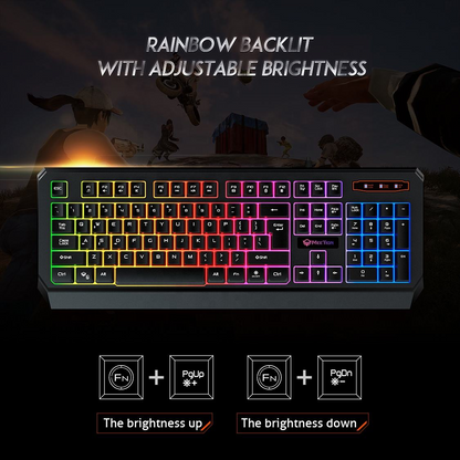 MEETION  Wired RGB Gaming Keyboard MT-K9320
