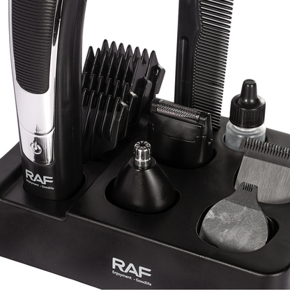 RAF 13-in-1 Grooming Kit & Electric Hair Clipper | Rechargeable Nose Hair Trimmer for Men  R4202