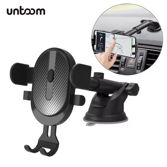 Universal 360° Car Phone Holder – Gravity Sensing Mount