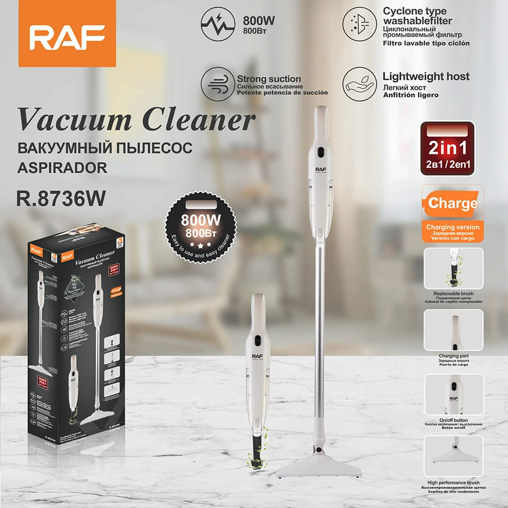 RAF 2-in-1 Cordless Vacuum Cleaner R8736W