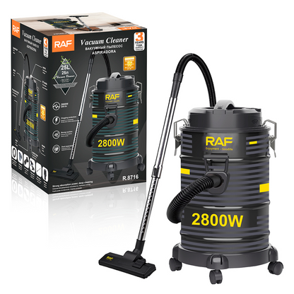 RAF 25L Vacuum Cleaner – 2800W Powerful Wet & Dry Cleaning R8716