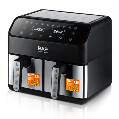 RAF Professional Double Basket Electric Air Fryer Multi-Purpose R5292