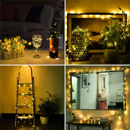 500 LED Fairy Copper String Lights 50 Meter Waterproof Multicolors Light Christmas