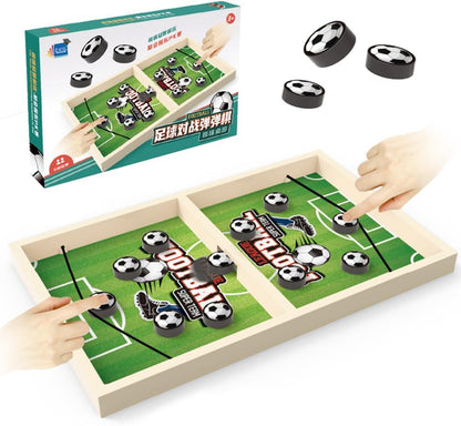 Interactive Fast Sling Puck Game for Kids | Soccer & Basketball Table Board Toy | Parent-Child Educational Battle Game