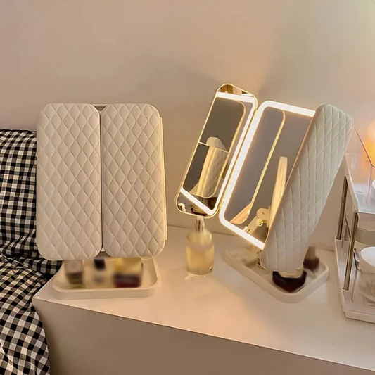 Smart LED Makeup Mirror Foldaway
