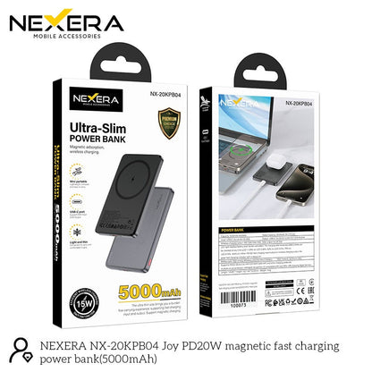 Nexera Powerbank Ultra Slim 15W 5000MAH