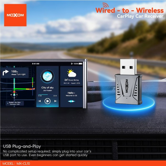Wireless Carplay Android Auto Adapter 2in1