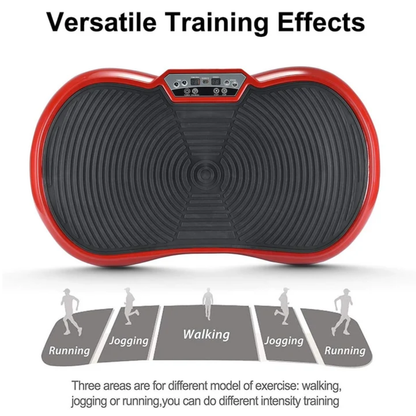 Vibration Plate Machine, Whole Body Fitness Vibration Platform with Remote Control and Resistance Bands for Weight Loss Toning