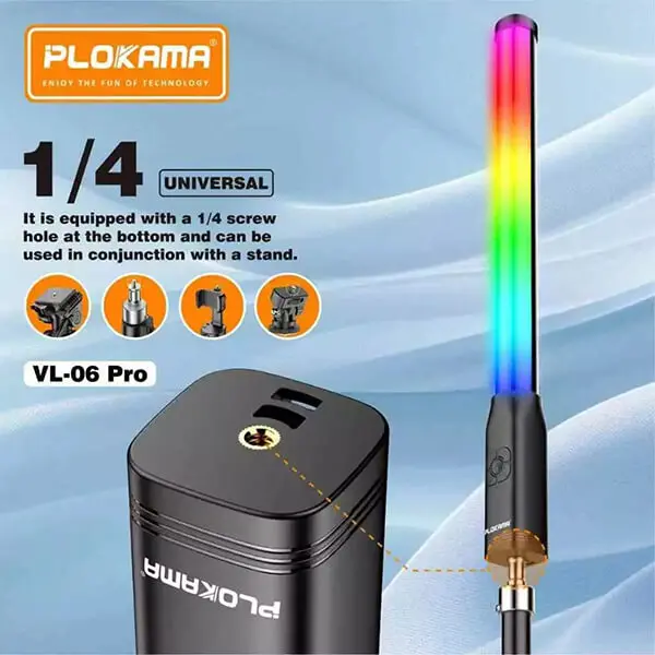 Plokama RGB Stick Lamp Light VL-06 Pro