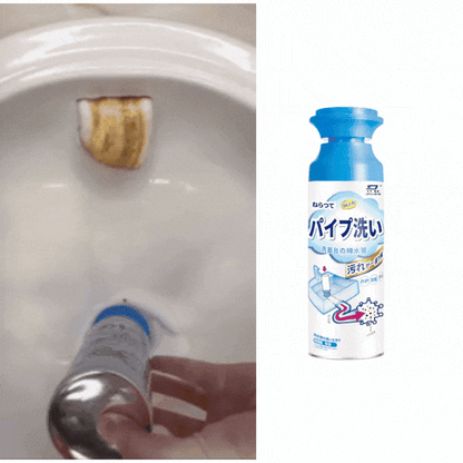 Foaming Drain Cleaner 500ml – Powerful Drain Cleaning Foam for Kitchen & Bathroom Sinks, Tubs & Pipes