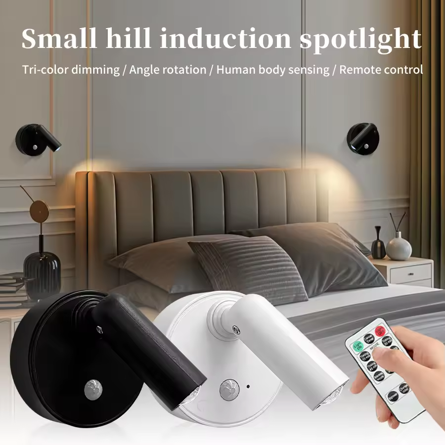 Magnetic Spotlight Wireless LED Wall Lamp – Rechargeable Motion Sensor Light