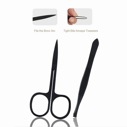 Luxury Black Manicure Set Nail Clippers Tools Household 18Pcs , Tool Kit for Men and Women