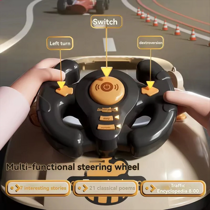 Simulated Driving Racing Car Game with Sound