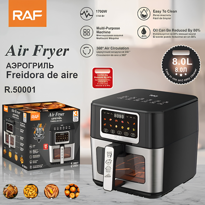 RAF 1700W Air fryer 8L R50001