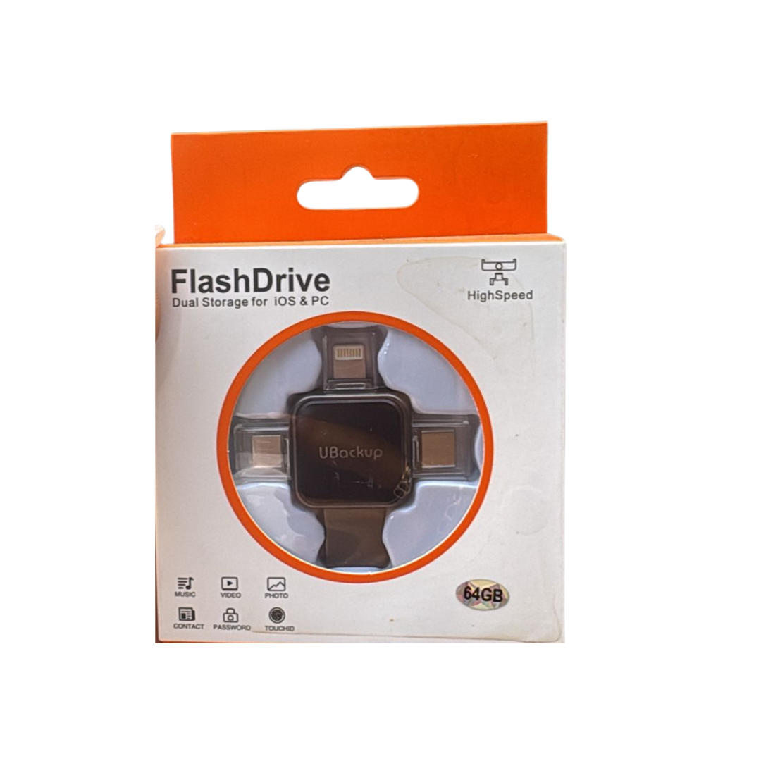 Flash drive usb dual storage 64 gb