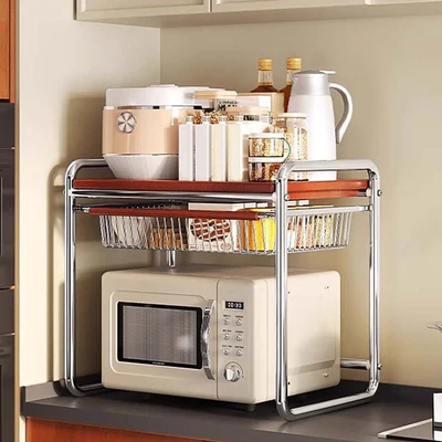 Microwave Stand Kitchen Organizer