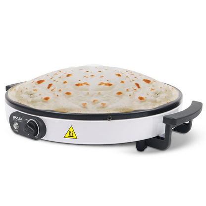 RAF 2000w Electric Saj Maker Crepe and Pancake Maker Machine Portable Non-stick Crepe Pizza Maker Automatic