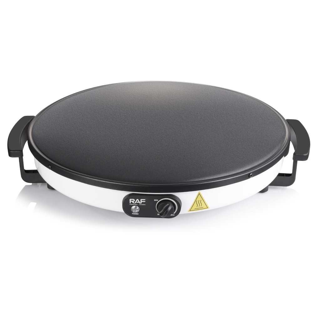 RAF 2000w Electric Saj Maker Crepe and Pancake Maker Machine Portable Non-stick Crepe Pizza Maker Automatic