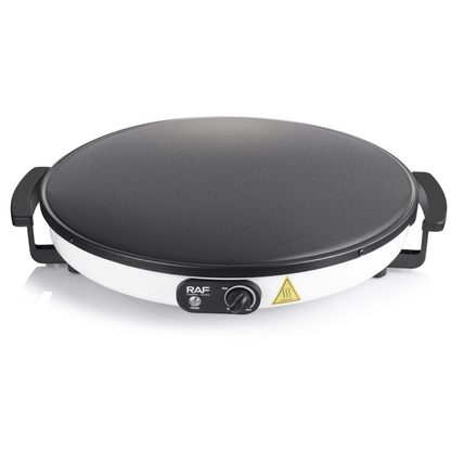 RAF 2000w Electric Saj Maker Crepe and Pancake Maker Machine Portable Non-stick Crepe Pizza Maker Automatic