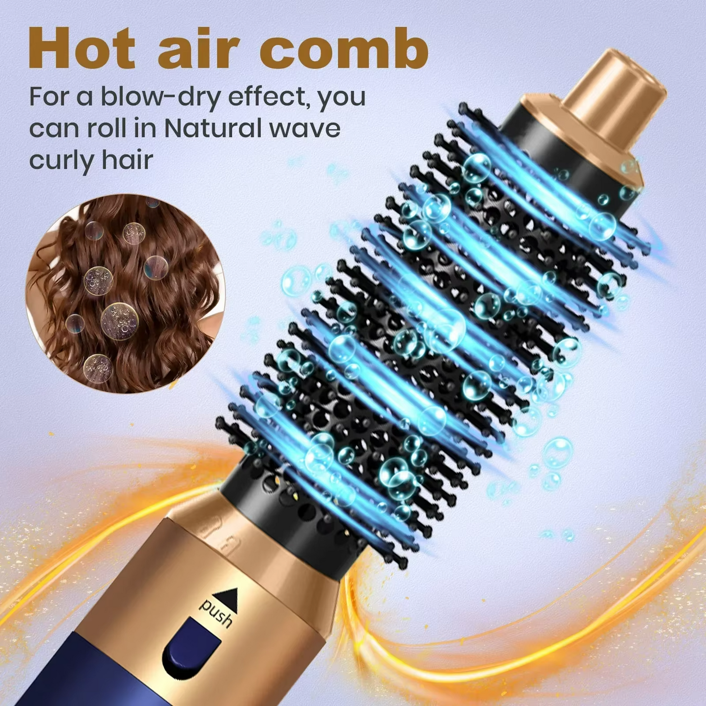 5 In 1 Multi Hair Straightener Hair Styler Curling Iron Hair Dryer