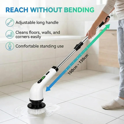🧼 9 In 1 Cordless Cleaning Brush Electric Spin Scrubber ✨