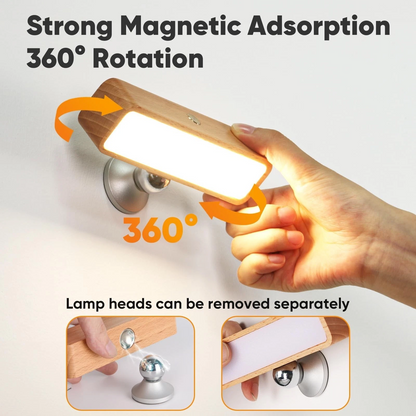 2 Pcs Rechargeable Intelligent Sensing Led Wall Lights