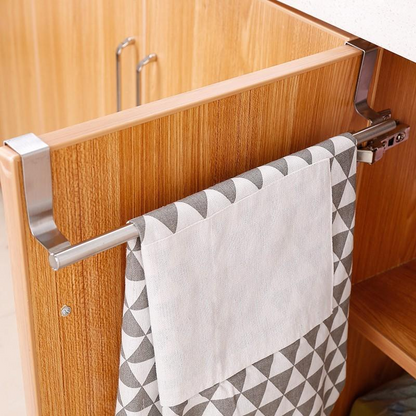 Over Cabinet Door Towel Rack - 1 Pcs