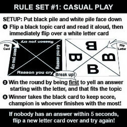 Quick and dirty card game
