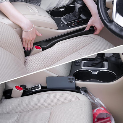 Car Seat Gap Filler, Additional Pocket for Small Items and Phone, 2 Pack