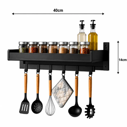 Wall-Mounted Kitchen Rack