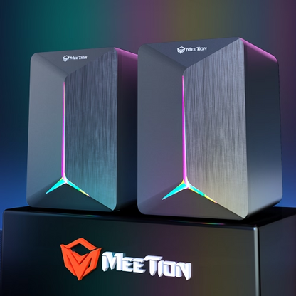 MEETION MT-SP2011 RGB Cool Computer 2.0 Game Speaker Audio Wired