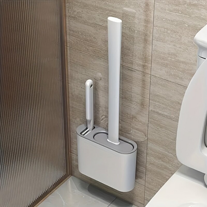 3 in 1 Silicone Toilet Brush with Holder