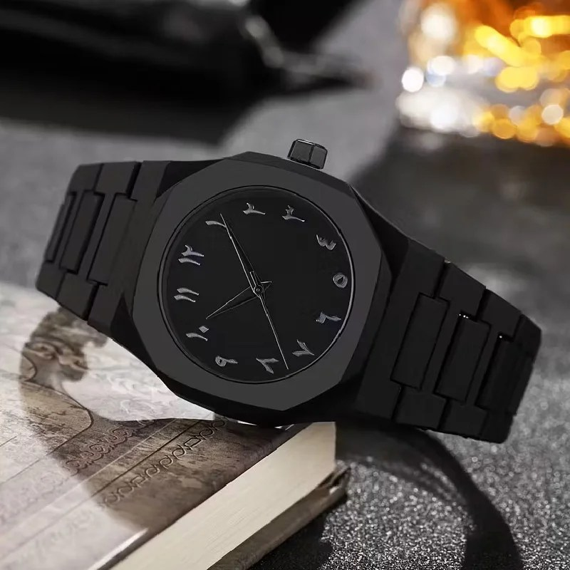 Al Rafi Watches Bold Black Watch Arabic Dial Quartz – RAF LEBANON