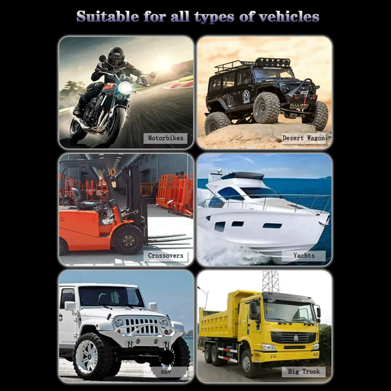 Off-Road Dual-Row LED Work Light Bar  Cool White IP67 Waterproof