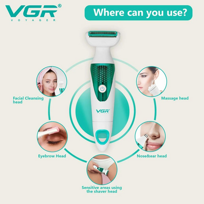 VGR V720, Lady Epilator Hair Removal Bikini Hair Remover