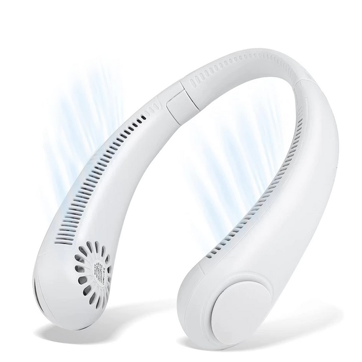 Portable Neck Fan – Hands-Free Bladeless Wearable Fan with Rechargeabl ...